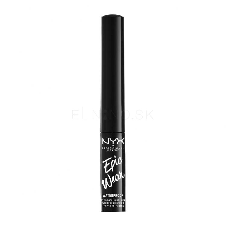 NYX Professional Makeup Epic Wear Waterproof Očná linka pre ženy 3,5 ml Odtieň 04 White