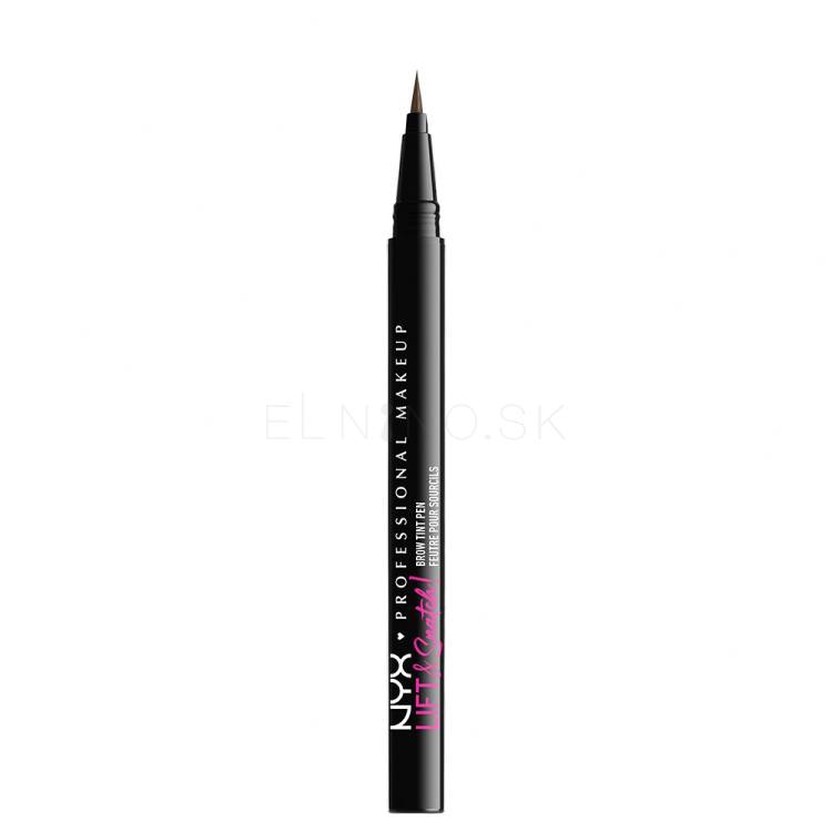 NYX Professional Makeup Lift &amp; Snatch! Ceruzka na obočie pre ženy 1 ml Odtieň 06 Ash Brown