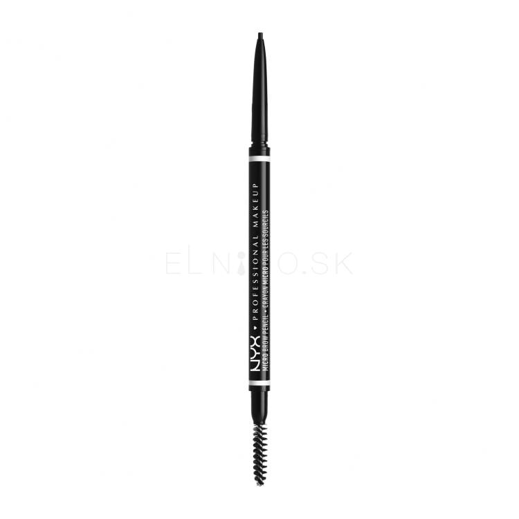 NYX Professional Makeup Micro Brow Pencil Ceruzka na obočie pre ženy 0,09 g Odtieň 08 Black