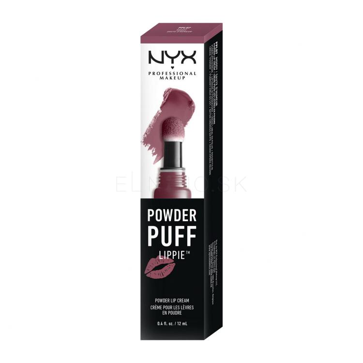 NYX Professional Makeup Powder Puff Lippie Rúž pre ženy 12 ml Odtieň 07 Moody