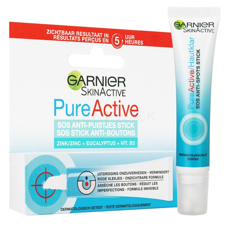 Garnier Pure Active SOS Stick Anti-Boutons Lokálna starostlivosť 10 ml