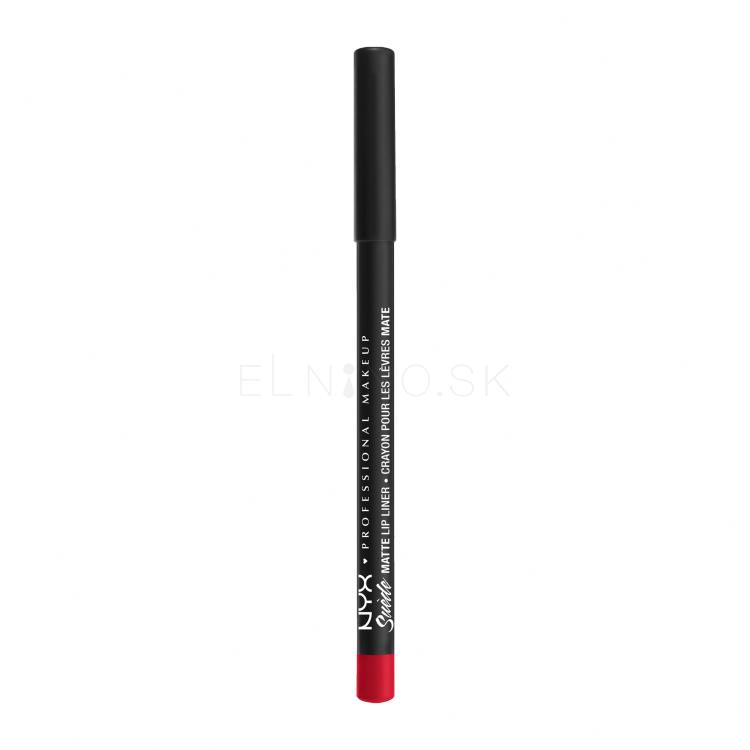 NYX Professional Makeup Suède Matte Lip Liner Ceruzka na pery pre ženy 1 g Odtieň Spicy