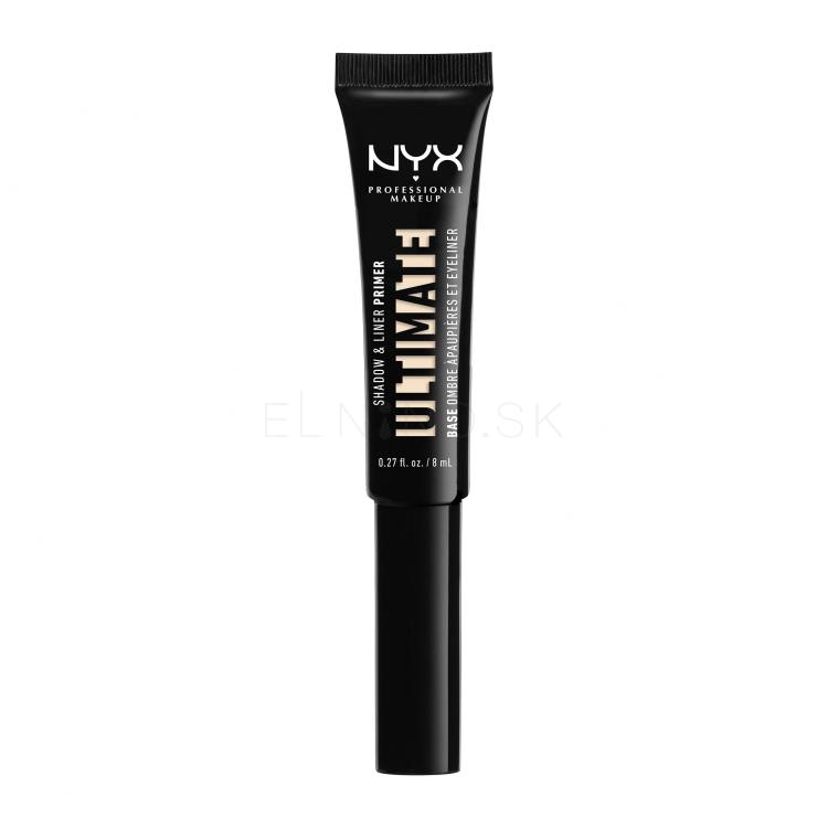 NYX Professional Makeup Ultimate Shadow &amp; Liner Primer Podkladová báza pod očné tiene pre ženy 8 ml Odtieň 01 Light