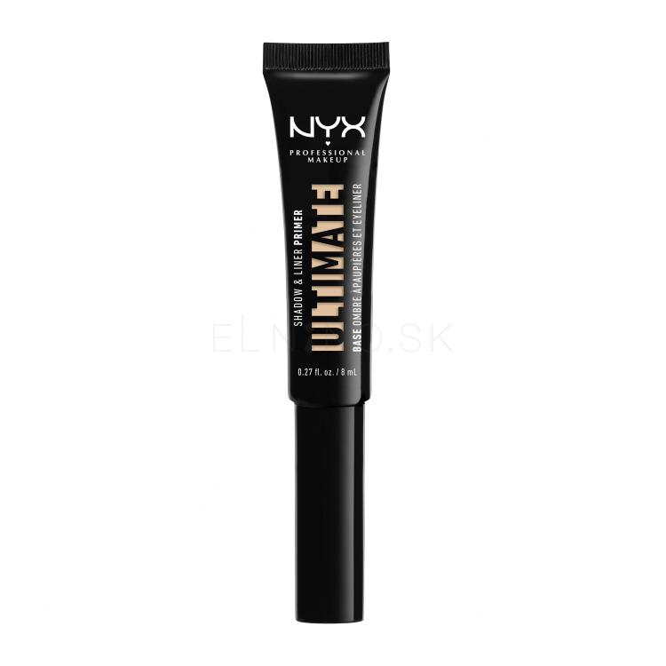 NYX Professional Makeup Ultimate Shadow &amp; Liner Primer Podkladová báza pod očné tiene pre ženy 8 ml Odtieň 02 Medium
