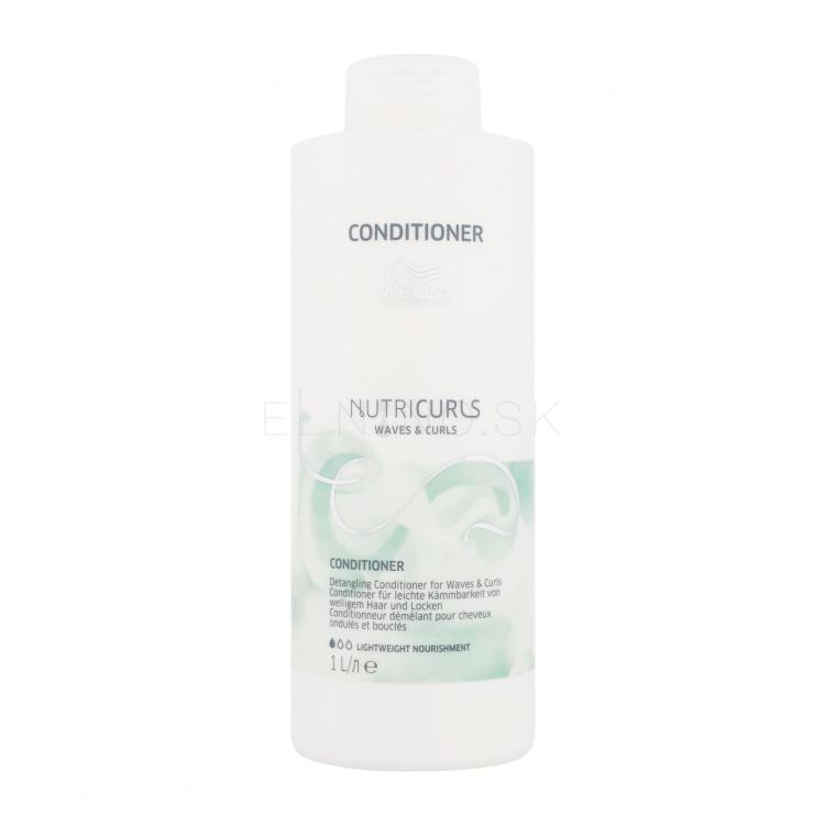 Wella Professionals NutriCurls Waves &amp; Curls Detangling Conditioner Kondicionér pre ženy 1000 ml