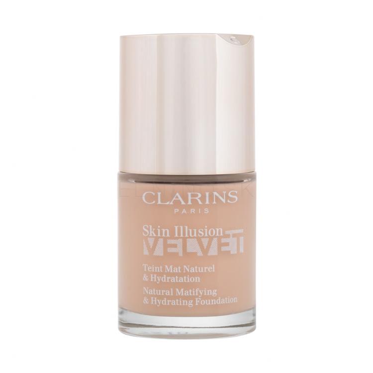 Clarins Skin Illusion Velvet Make-up pre ženy 30 ml Odtieň 107C