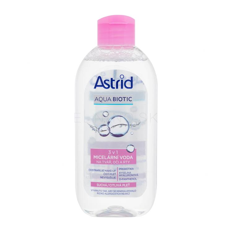 Astrid Aqua Biotic 3in1 Micellar Water Micelárna voda pre ženy 200 ml