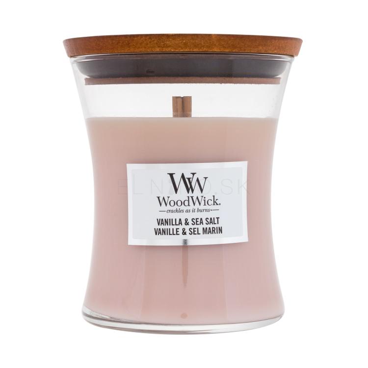 WoodWick Vanilla &amp; Sea Salt Vonná sviečka 275 g