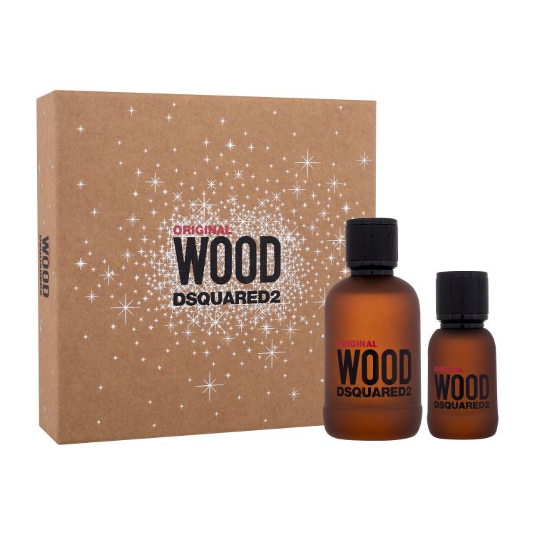 Dsquared2 Wood Original Darčeková kazeta parfumovaná voda 100 ml + parfumovaná voda 30 ml