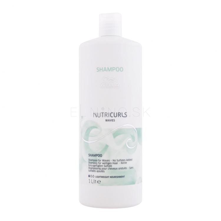 Wella Professionals NutriCurls Waves Shampoo Šampón pre ženy 1000 ml