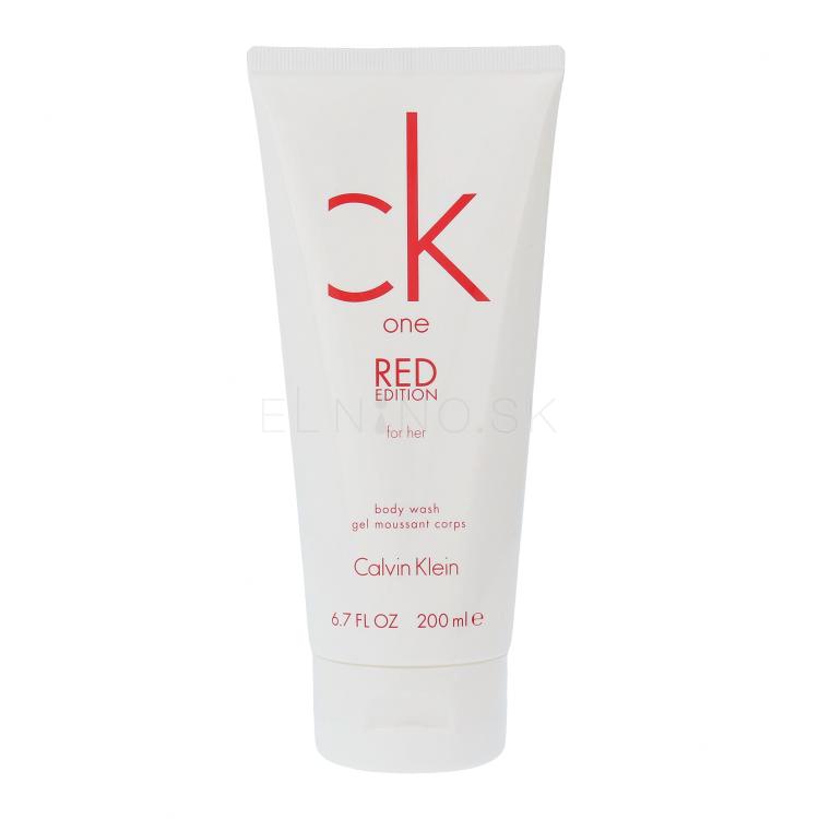 Calvin Klein CK One Red Edition For Her Sprchovací gél pre ženy 200 ml