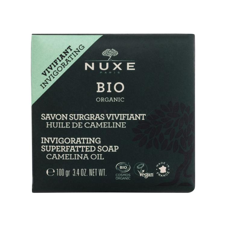 NUXE Bio Organic Invigorating Superfatted Soap Camelina Oil Tuhé mydlo pre ženy 100 g