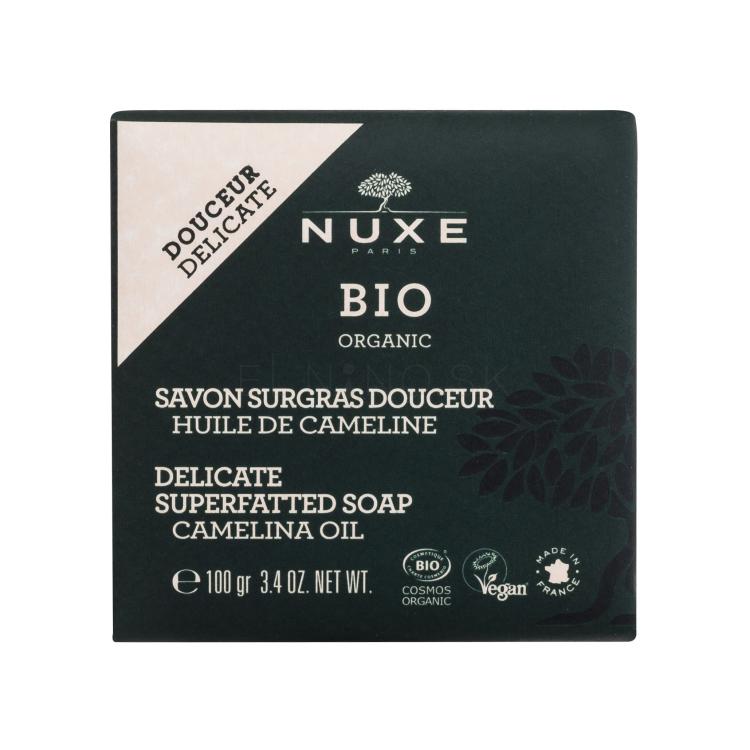 NUXE Bio Organic Delicate Superfatted Soap Camelina Oil Tuhé mydlo pre ženy 100 g