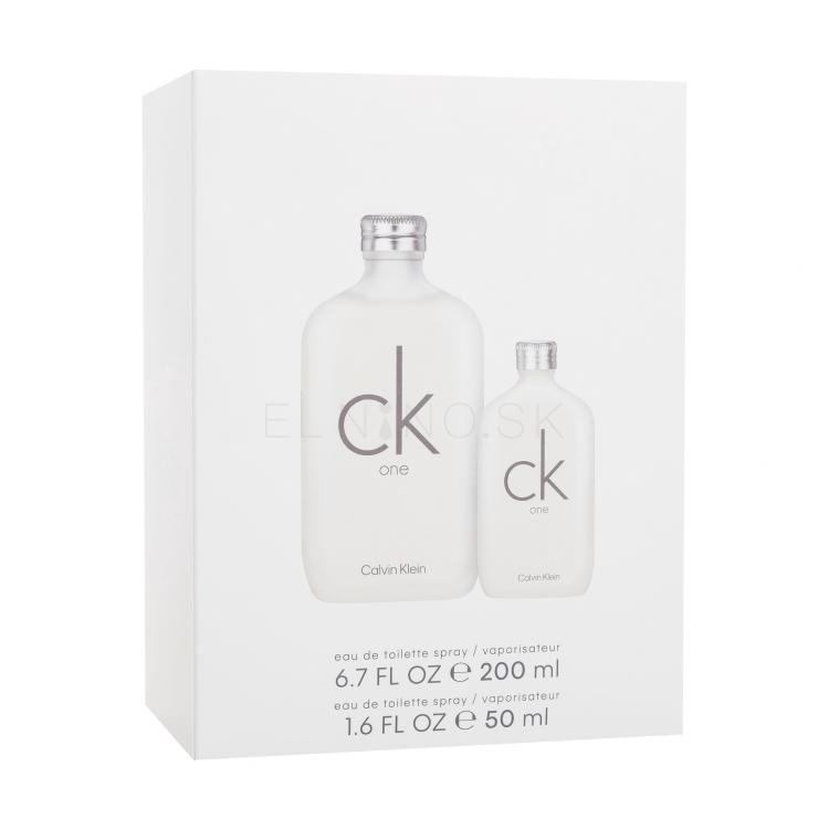 Calvin Klein CK One Darčeková kazeta toaletná voda 200 ml + toaletná voda 50 ml