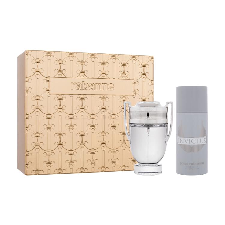 Paco Rabanne Invictus Darčeková kazeta toaletná voda 100 ml + dezodorant 150 ml