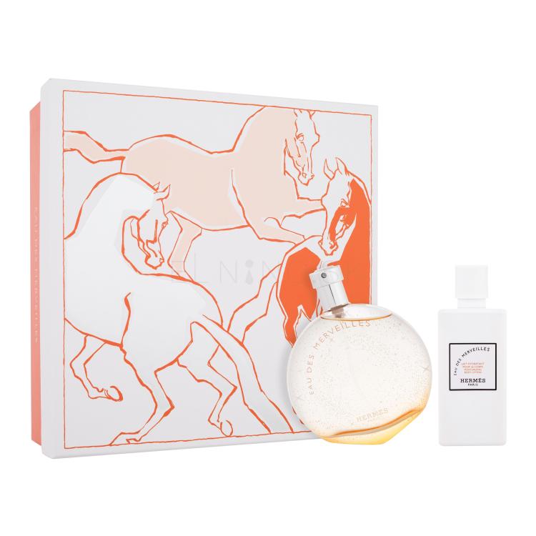 Hermes Eau Des Merveilles Darčeková kazeta toaletná voda 100 ml + telové mlieko 80 ml