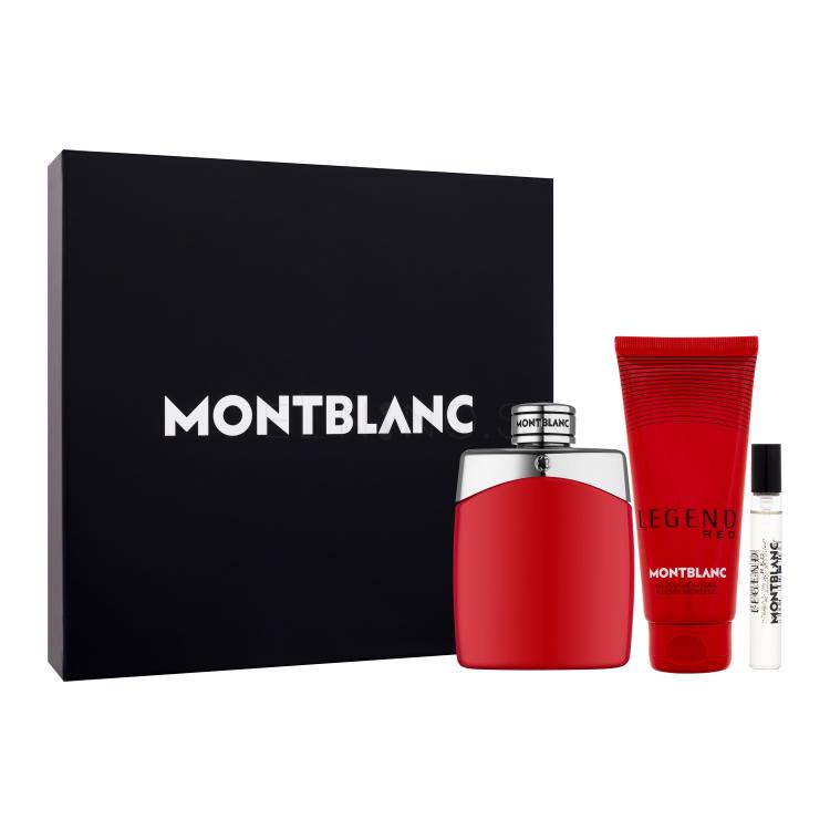 Montblanc Legend Red Darčeková kazeta parfumovaná voda 100 ml + parfumovaná voda 7,5 ml + sprchovací gél 100 ml