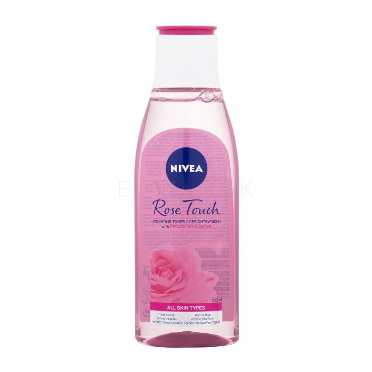 Nivea Rose Touch Hydrating Toner Pleťová voda a sprej pre ženy 200 ml