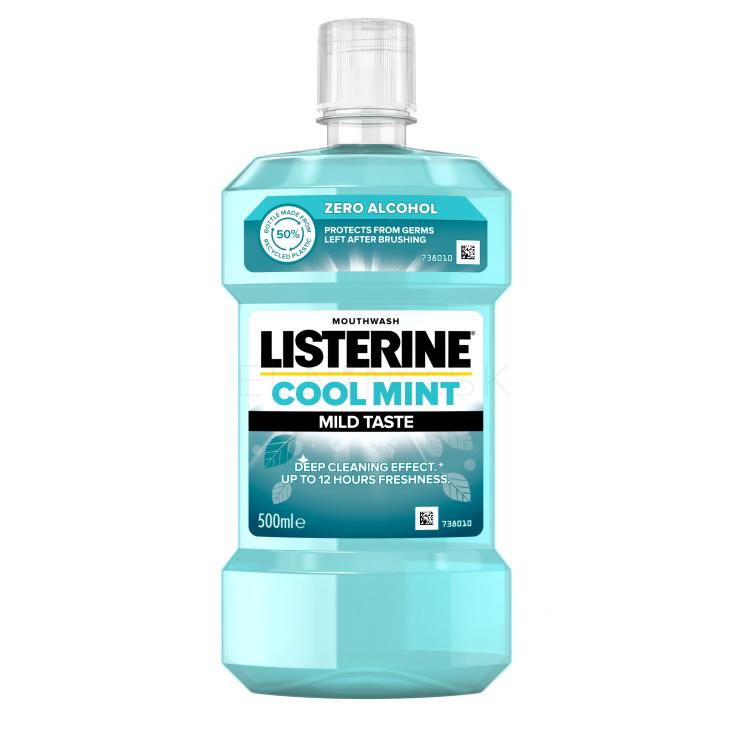 Listerine Cool Mint Mild Taste Mouthwash Ústna voda 500 ml