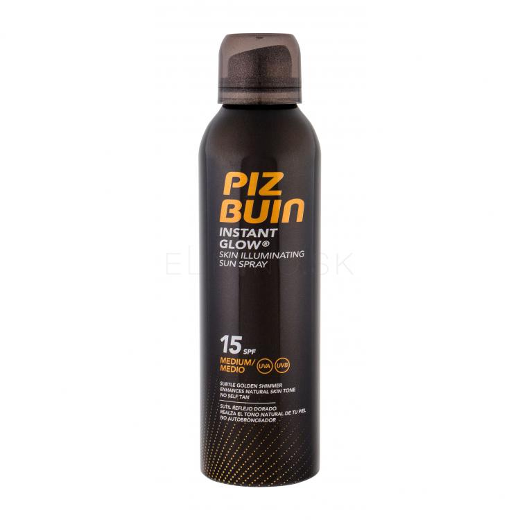 PIZ BUIN Instant Glow Spray SPF15 Opaľovací prípravok na telo pre ženy 150 ml