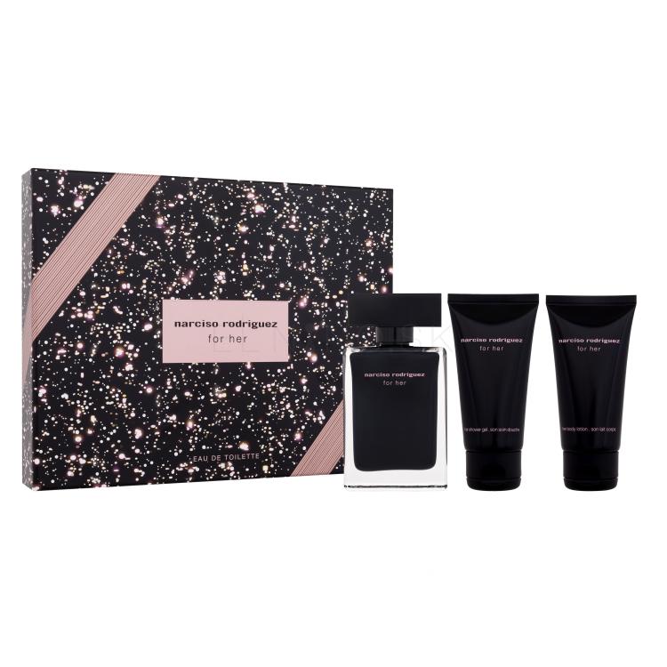 Narciso Rodriguez For Her Darčeková kazeta parfumovaná voda 50 ml + telové mlieko 50 ml + sprchovací gél 50 ml