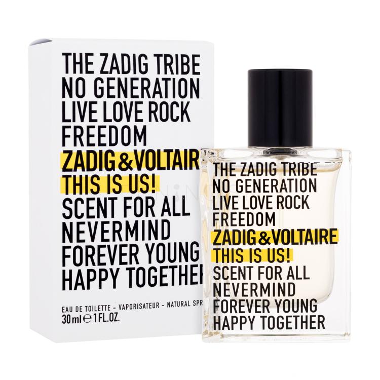 Zadig &amp; Voltaire This Is Us! Toaletná voda 30 ml
