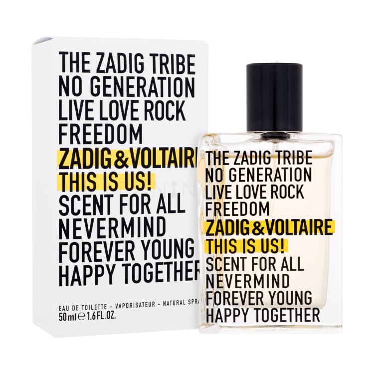 Zadig &amp; Voltaire This Is Us! Toaletná voda 50 ml