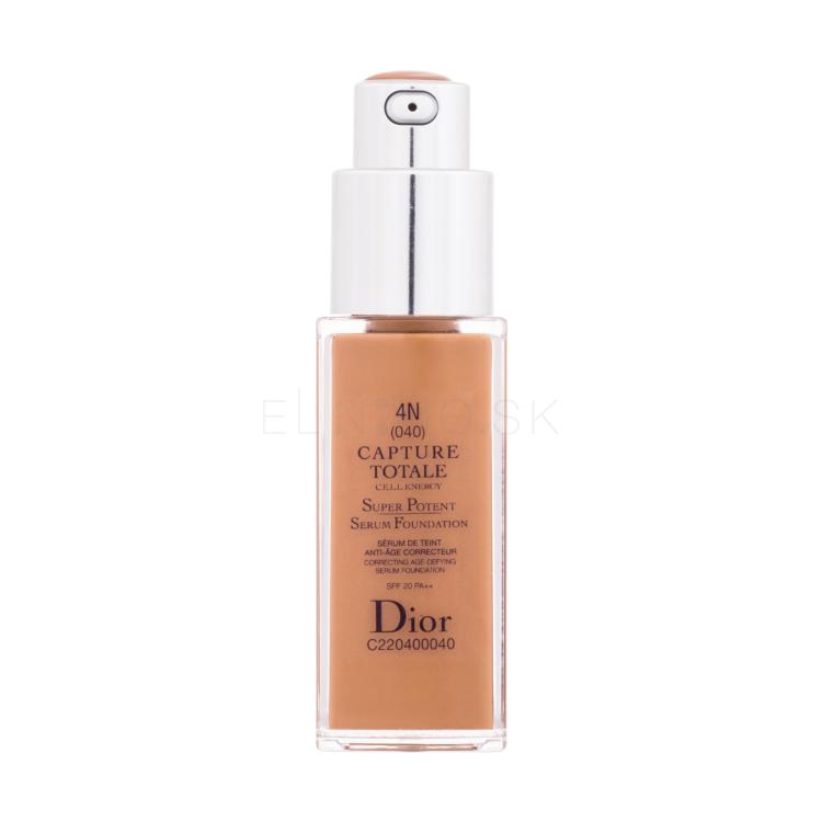 Christian Dior Capture Totale Super Potent Serum Foundation SPF20 Make-up pre ženy 20 ml Odtieň 4N tester