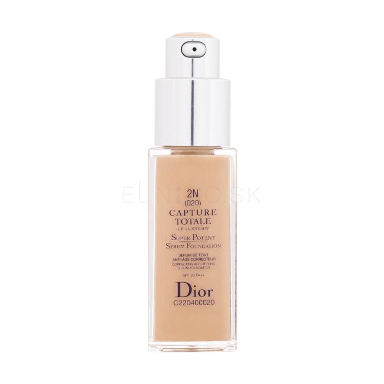 Christian Dior Capture Totale Super Potent Serum Foundation SPF20 Make-up pre ženy 20 ml Odtieň 2N tester
