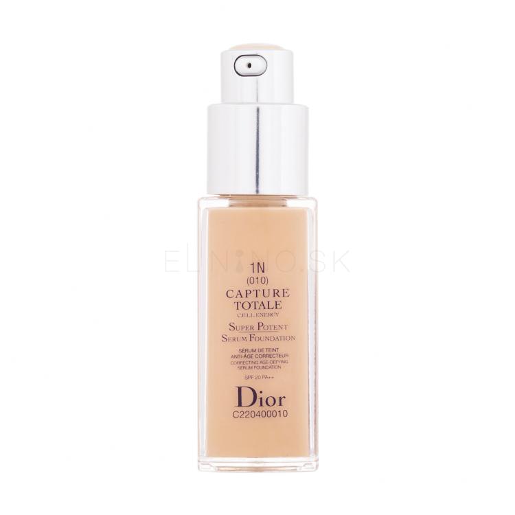 Christian Dior Capture Totale Super Potent Serum Foundation SPF20 Make-up pre ženy 20 ml Odtieň 1N tester