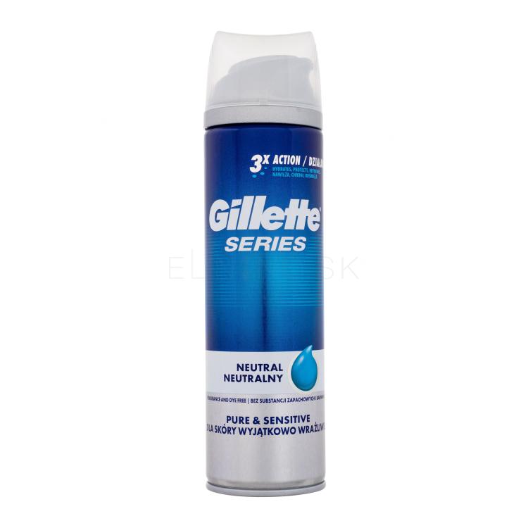 Gillette Series Pure &amp; Sensitive Gél na holenie pre mužov 200 ml