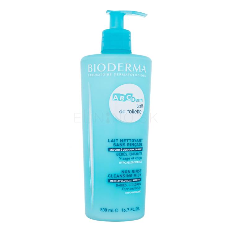 BIODERMA ABCDerm Non Rinse Cleansing Milk Čistiace mlieko pre deti 500 ml