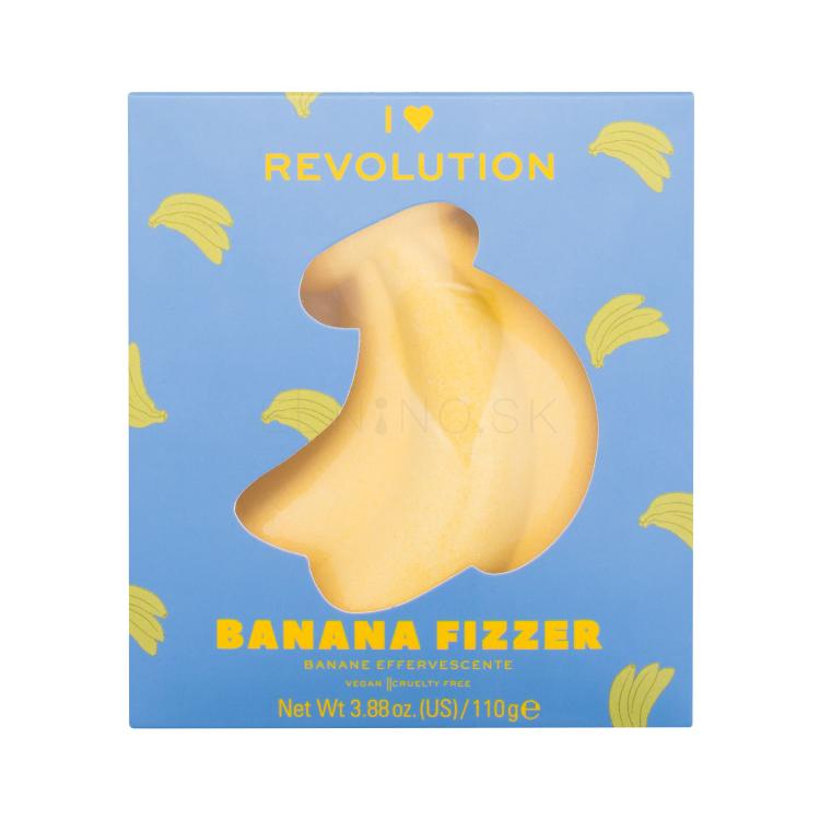 I Heart Revolution Tasty Banana Bomba do kúpeľa pre ženy 110 g