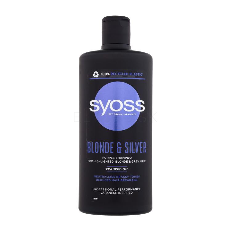 Syoss Blonde &amp; Silver Purple Shampoo Šampón pre ženy 440 ml