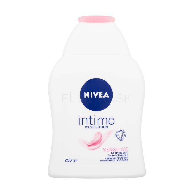 Nivea Intimo Intimate Wash Lotion Sensitive Intímna kozmetika pre ženy 250 ml
