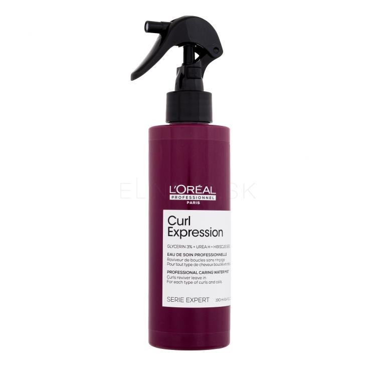 L&#039;Oréal Professionnel Curl Expression Professional Caring Water Mist Pre podporu vĺn pre ženy 190 ml