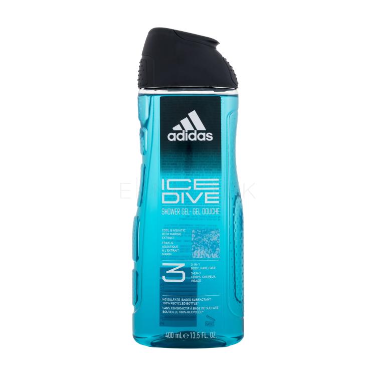 Adidas Ice Dive Shower Gel 3-In-1 Sprchovací gél pre mužov 400 ml