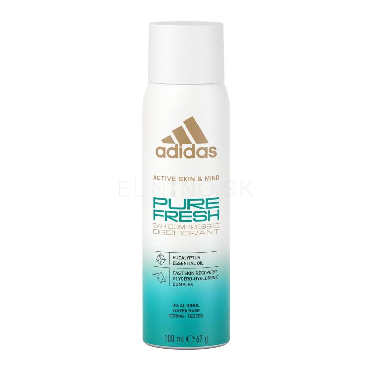 Adidas Pure Fresh Dezodorant pre ženy 100 ml