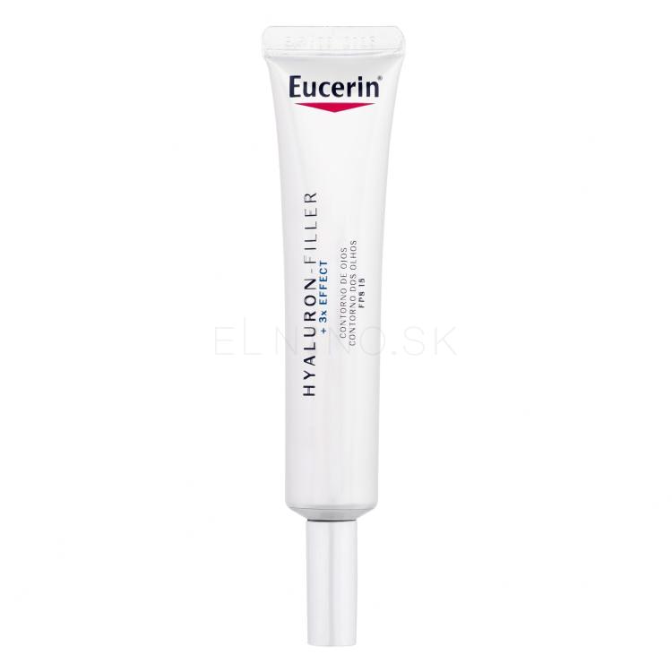 Eucerin Hyaluron-Filler + 3x Effect Eye Cream SPF15 Očný krém pre ženy 15 ml