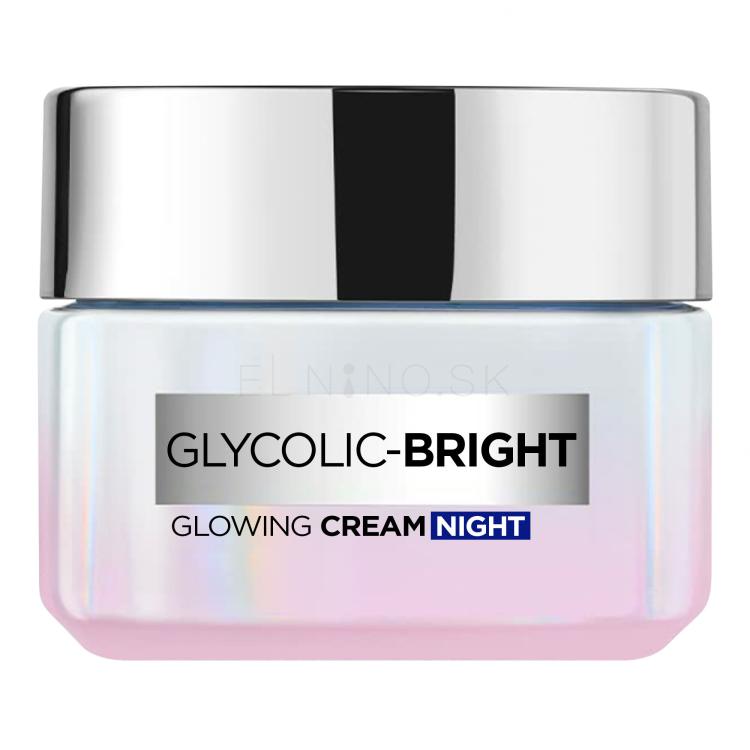 L&#039;Oréal Paris Glycolic-Bright Glowing Cream Night Nočný pleťový krém pre ženy 50 ml