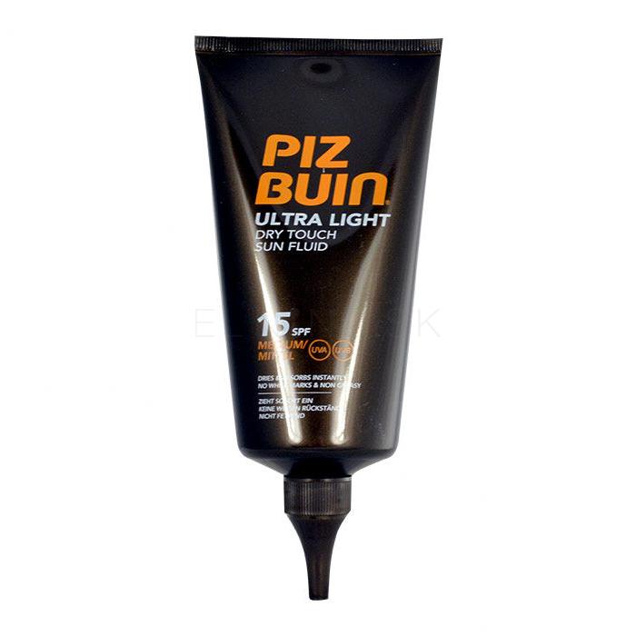 PIZ BUIN Ultra Light Dry Touch Sun Fluid SPF15 Opaľovací prípravok na telo 150 ml poškodená krabička
