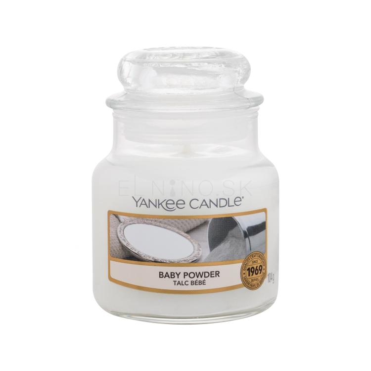 Yankee Candle Baby Powder Vonná sviečka 104 g