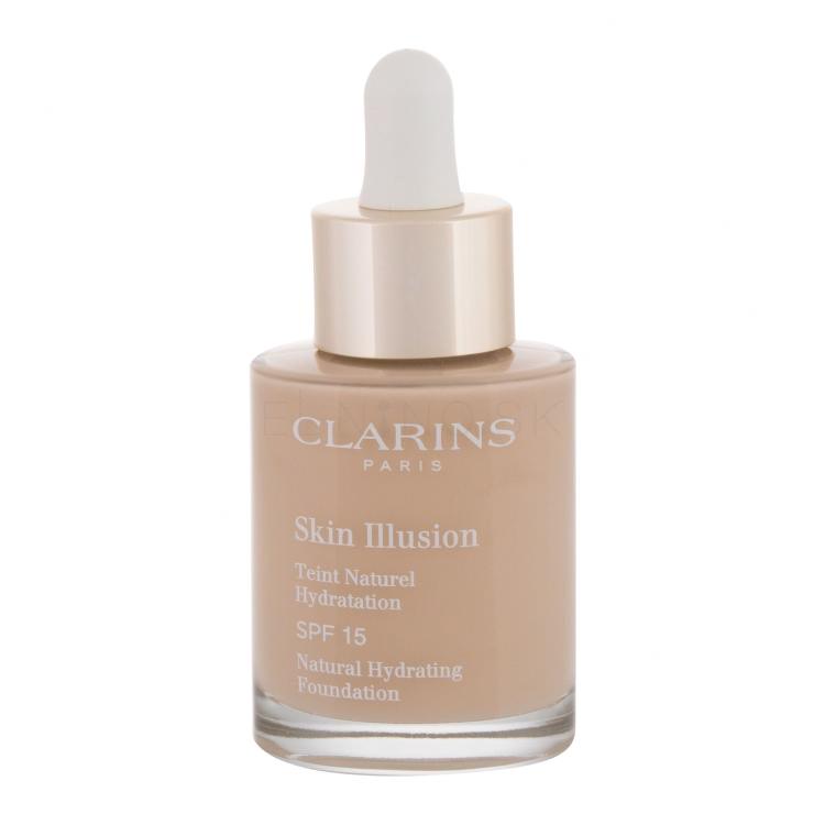 Clarins Skin Illusion Natural Hydrating SPF15 Make-up pre ženy 30 ml Odtieň 105 Nude poškodená krabička