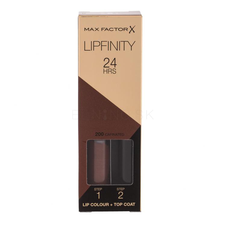 Max Factor Lipfinity Lip Colour Rúž pre ženy 4,2 g Odtieň 200 Caffeinated poškodená krabička