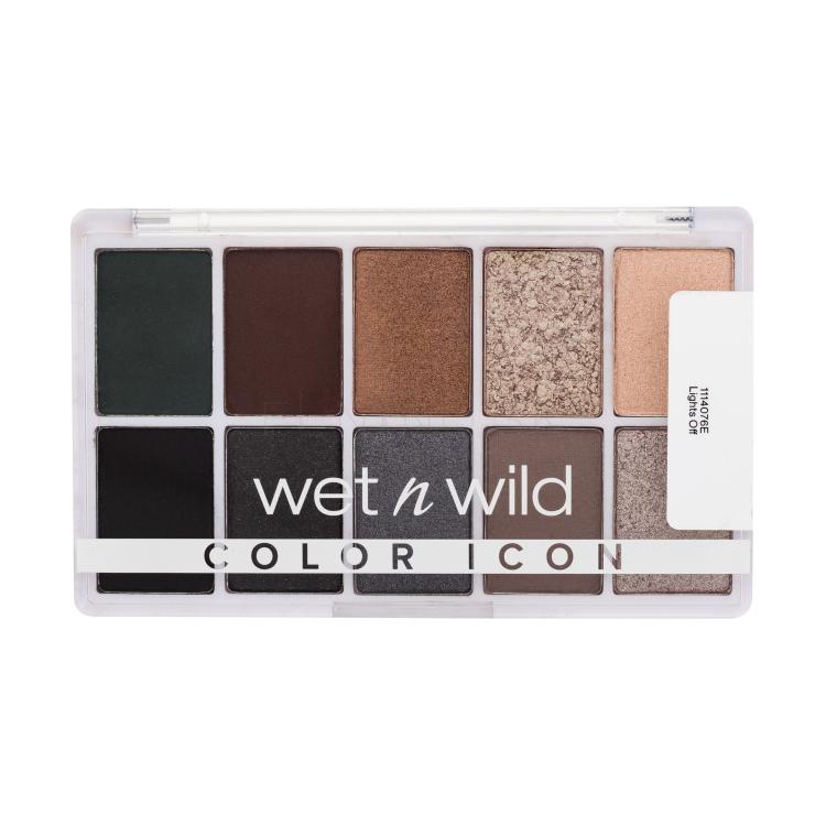 Wet n Wild Color Icon 10 Pan Palette Očný tieň pre ženy 12 g Odtieň Lights Off