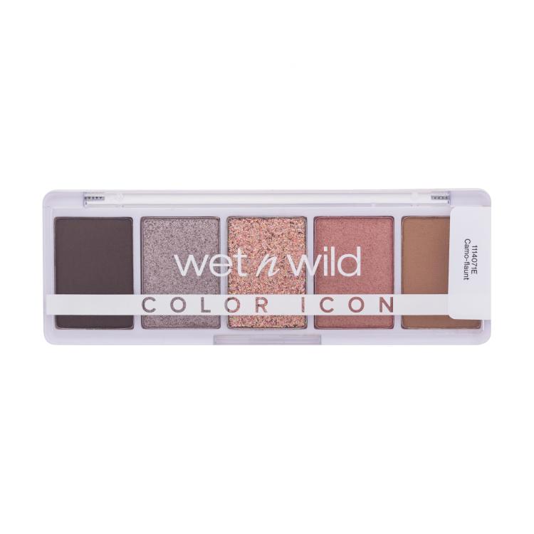 Wet n Wild Color Icon 5 Pan Palette Očný tieň pre ženy 6 g Odtieň Camo-flaunt
