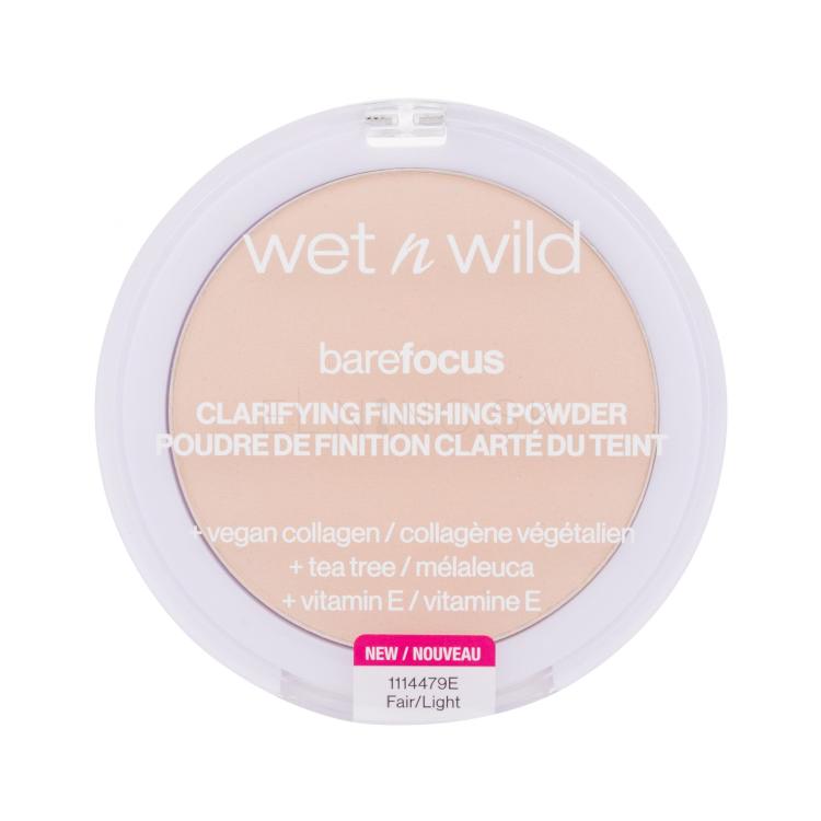 Wet n Wild Bare Focus Clarifying Finishing Powder Púder pre ženy 6 g Odtieň Fair-Light