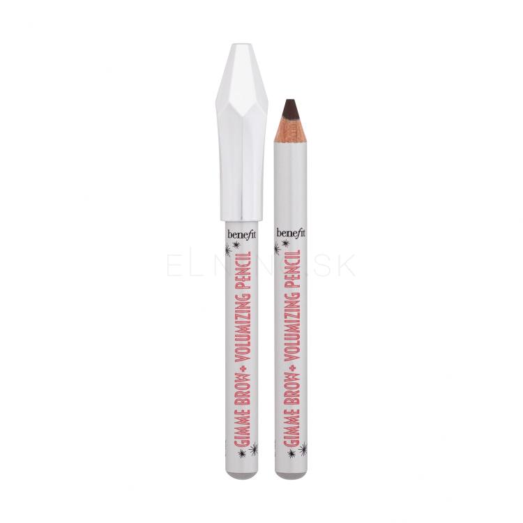 Benefit Gimme Brow+ Volumizing Pencil Mini Ceruzka na obočie pre ženy 0,6 g Odtieň 4 Warm Deep Brown
