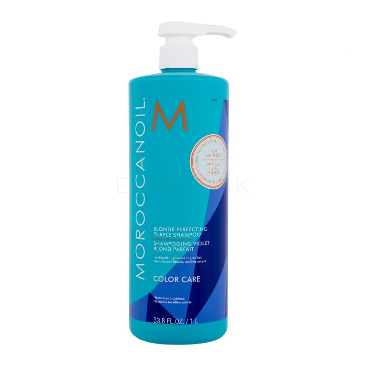 Moroccanoil Color Care Blonde Perfecting Purple Shampoo Šampón pre ženy 1000 ml