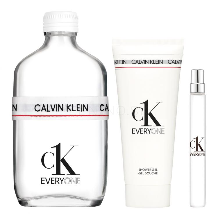 Calvin Klein CK Everyone Darčeková kazeta toaletná voda 200 ml + toaletná voda 10 ml + sprchovací gél 100 ml